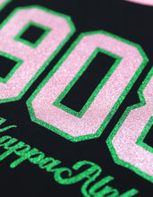 Load image into Gallery viewer, ALPHA KAPPA ALPHA LONG SLEEVE TEE BLACK