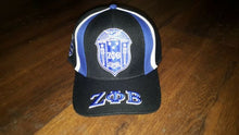 Load image into Gallery viewer, ZETA PHI BETA SORORITY BASEBALL HAT Z PHI B BLACK WHITE BASEBALL HAT SORORITY #6