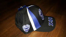 Load image into Gallery viewer, ZETA PHI BETA SORORITY BASEBALL HAT Z PHI B BLACK WHITE BASEBALL HAT SORORITY #6