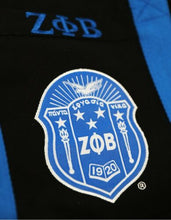 Load image into Gallery viewer, ZETA PHI BETA SOROROITY BLACK CANVAS HAND BAG PURSE TOTE BAG Z-PHI SHOULDER BAG
