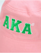 Load image into Gallery viewer, ALPHA KAPPA ALPHA REVERSIBLE BUCKET HAT 100% cotton
