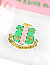 Load image into Gallery viewer, ALPHA KAPPA ALPHA CLEAR CROSS BAG PINK
