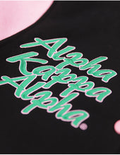 Load image into Gallery viewer, ALPHA KAPPA ALPHA FLEECE JACKET BLACK/PINK
