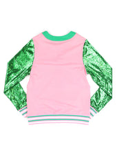 Load image into Gallery viewer, ALPHA KAPPA ALPHA SEQUIN CARDIGAN PINK
