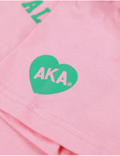 Load image into Gallery viewer, ALPHA KAPPA ALPHA SEQUIN PATCH TEE PINK
