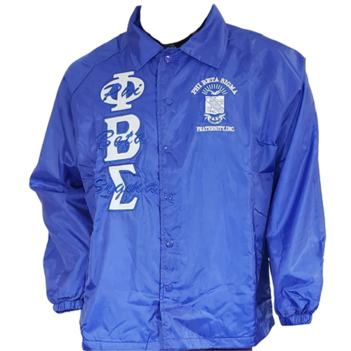 Phi Beta Sigma Fraternity Line Jacket Blue Phi Beta Sigma Line Jacket M-5X